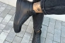 Ботинки мужские кожаные черного цвета зимние Фото 4