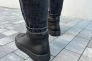 Ботинки мужские кожаные черного цвета зимние Фото 5