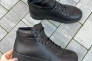 Ботинки мужские кожаные черного цвета зимние Фото 11