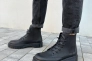 Ботинки мужские кожа флотар черного цвета демисезонные Фото 2