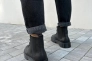 Ботинки мужские кожа флотар черного цвета демисезонные Фото 4