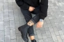 Ботинки мужские кожа флотар черного цвета демисезонные Фото 6