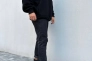 Ботинки мужские кожа флотар черного цвета демисезонные Фото 7