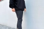Ботинки мужские кожа флотар черного цвета демисезонные Фото 10