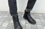 Ботинки мужские кожаные черные зимние Фото 2