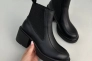 Ботинки женские кожаные черные демисезонные Фото 12