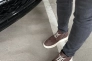 Ботинки мужские из нубука коричневого цвета демисезонные Фото 3