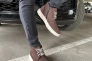 Ботинки мужские из нубука коричневого цвета демисезонные Фото 4