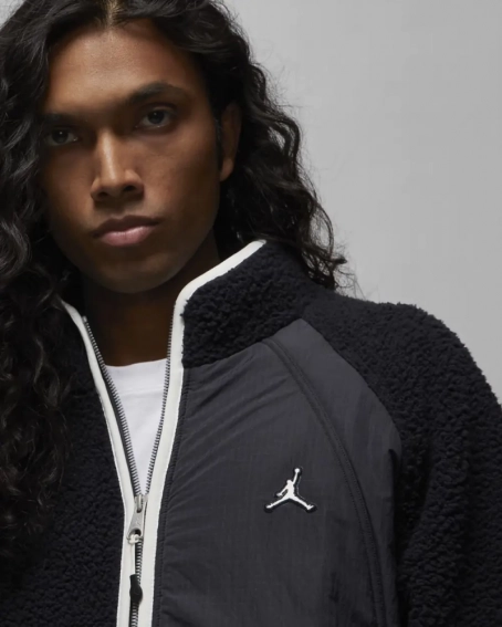 Толстовка Air Jordan Essentials Full-Zip Winter Black Dv1583-010 фото 4 — інтернет-магазин Tapok