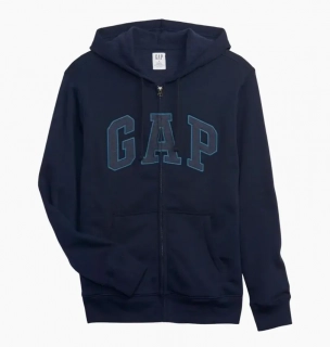 Толстовка Gap Logo Zip Hoodie Tapestry Navy 218871561