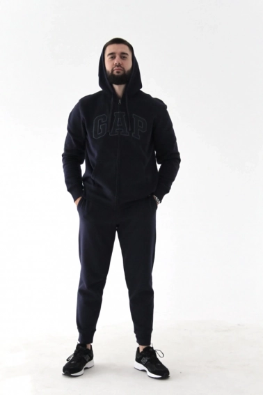 Толстовка чоловіча Gap Logo Zip Hoodie Tapestry Navy 218871561 фото 14 — інтернет-магазин Tapok
