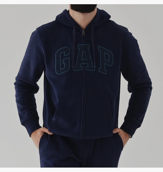 Толстовка Gap Logo Zip Hoodie Tapestry Navy 218871561 фото 30 — інтернет-магазин Tapok
