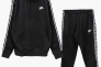 Спортивний костюм чоловічий Nike Club Fleece Graphics Hooded Track Suit Black FB7296-010 Фото 6