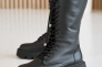 Женские ботинки кожаные зимние черные Caiman М20 высокие Фото 1