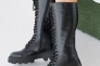 Жіночі черевики шкіряні зимові чорні Caiman М20 високі Фото 7