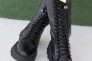 Женские ботинки кожаные зимние черные Caiman М20 высокие Фото 8