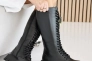 Женские ботинки кожаные зимние черные Caiman М20 высокие Фото 9
