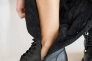 Жіночі черевики шкіряні зимові чорні Caiman М20 високі Фото 13