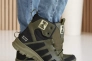 Мужские ботинки кожаные зимние хаки Ice field T2 Фото 1