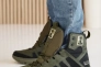 Мужские ботинки кожаные зимние хаки Ice field T2 Фото 4
