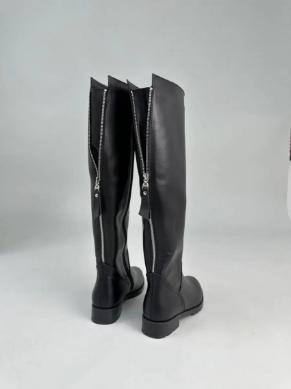 Сапоги женские кожаные черные зимние фото 13 — интернет-магазин Tapok
