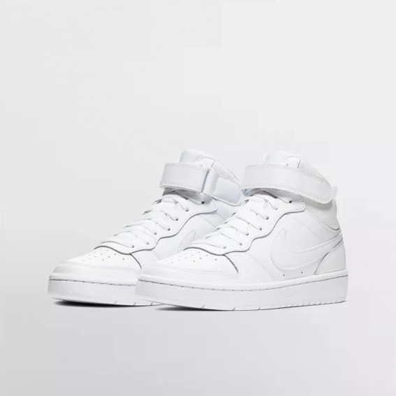 Подростковые кроссовки NIKE COURT BOROUGH MID 2 (GS) CD7782-100 фото 2 — интернет-магазин Tapok