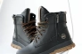 Подростковые ботинки кожаные зимние черно-бежевые Nivas П 4 Фото 3