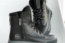 Підліткові черевики шкіряні зимові чорні-сірі Nivas П 4 Фото 6