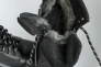 Підліткові черевики шкіряні зимові чорні-сірі Nivas П 4 Фото 8