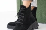 Жіночі черевики замшеві зимові чорні VlaMar 043/4 Фото 1