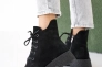 Жіночі черевики замшеві зимові чорні VlaMar 043/4 Фото 4