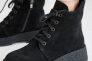 Жіночі черевики замшеві зимові чорні VlaMar 043/4 Фото 14
