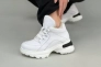 Кросівки жіночі шкіряні білого кольору зимові Фото 1