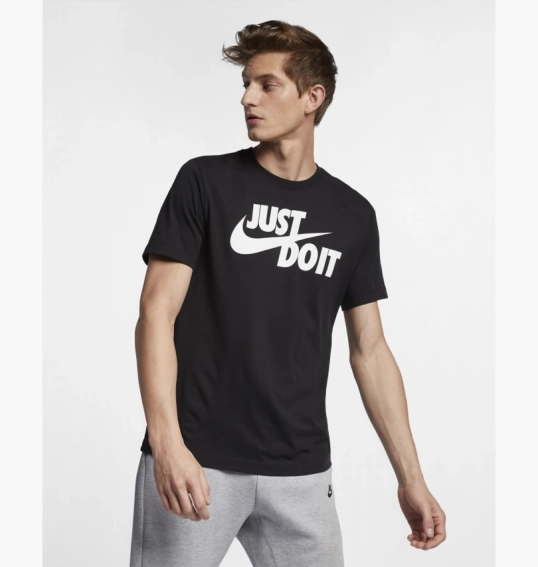Футболка чоловіча Nike M Nsw Tee Just Do It Swoosh Black AR5006-011 фото 11 — інтернет-магазин Tapok