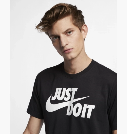 Футболка чоловіча Nike M Nsw Tee Just Do It Swoosh Black AR5006-011 фото 14 — інтернет-магазин Tapok