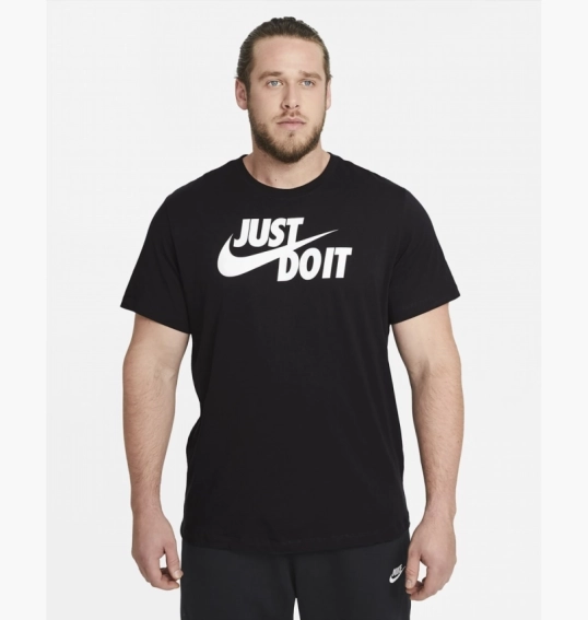 Футболка чоловіча Nike M Nsw Tee Just Do It Swoosh Black AR5006-011 фото 15 — інтернет-магазин Tapok