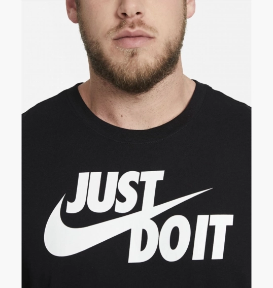Футболка чоловіча Nike M Nsw Tee Just Do It Swoosh Black AR5006-011 фото 17 — інтернет-магазин Tapok