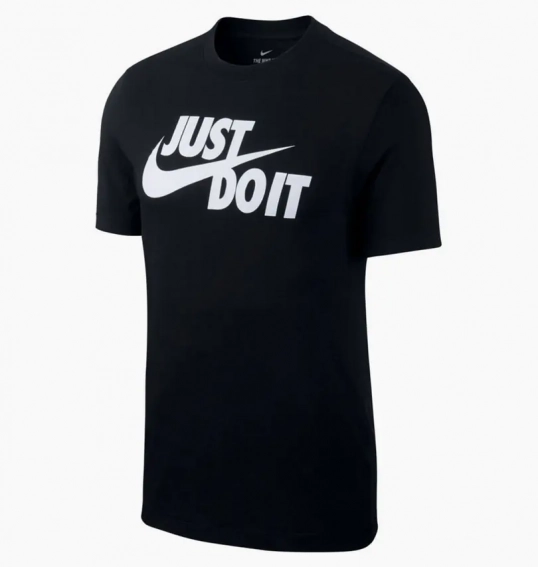Футболка чоловіча Nike M Nsw Tee Just Do It Swoosh Black AR5006-011 фото 1 — інтернет-магазин Tapok