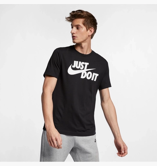 Футболка чоловіча Nike M Nsw Tee Just Do It Swoosh Black AR5006-011 фото 9 — інтернет-магазин Tapok