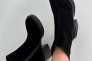 Ботинки женские замшевые черные на каблуках демисезонные Фото 8