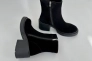 Ботинки женские замшевые черные на каблуках демисезонные Фото 13