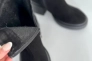 Ботинки женские замшевые черные на каблуках демисезонные Фото 15