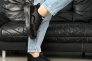 Кроссовки кожаные с мехом 586940 Черные Фото 6