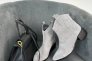 Ботинки ковбойки женские замшевые серого цвета на каблуке демисезонные Фото 9