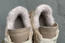 Женские кроссовки кожаные зимние молочные Yuves 809 мех Фото 4