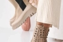 Женские ботинки кожаные зимние бежевые Emirro Бж 62,2-505 Фото 4