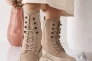 Женские ботинки кожаные зимние бежевые Emirro Бж 62,2-505 Фото 6
