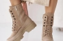 Женские ботинки кожаные зимние бежевые Emirro Бж 62,2-505 Фото 8