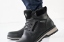 Мужские ботинки кожаные зимние черные Riccone 222 Фото 3
