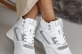 Жіночі кросівки шкіряні зимові білі-сірі Emirro 2721 Фото 1